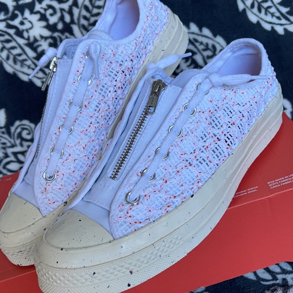 Converse Chuck Taylor 70 OX White/Bright Poppy/Egret WMNS - Picture 7 of 16